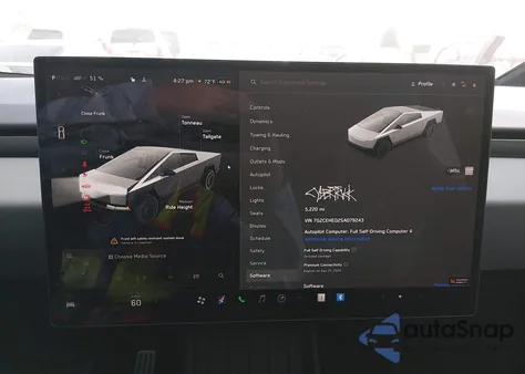 2025 Tesla Cybertruck All-Wheel Drive from USA, damaged, VIN 7G2CEHED2SA079243